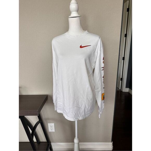 Nike Exploration Series Basketball Long Sleeve Tee Cartoon Arms size medium - Picture 1 of 9